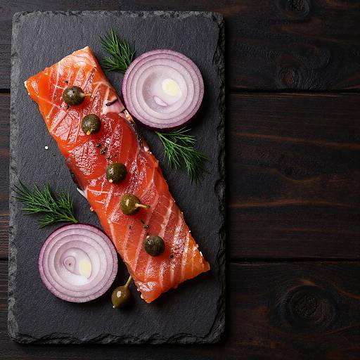 Top-Down Smoked Salmon Platter