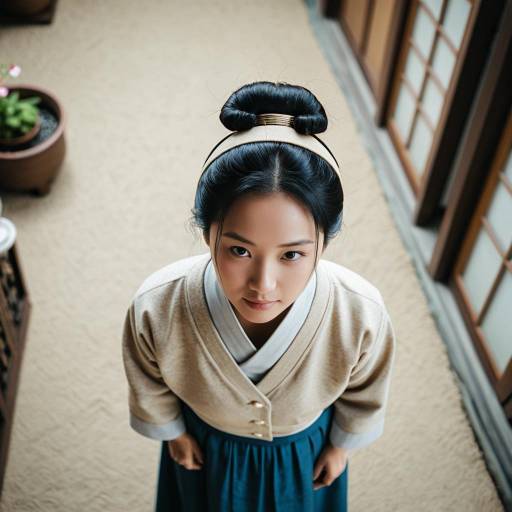 Elegant Moon-gwang Cosplay in Traditional Attire