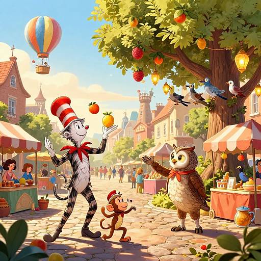 Whimsical Seussian Market Square