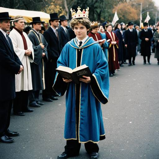 Regal Boy in Costume Parade Attire