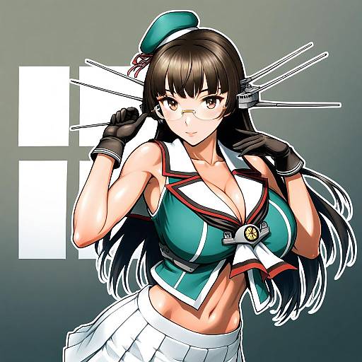 Illustration of Choukai kai ni (kancolle), kantai collection in the style of Bang-you