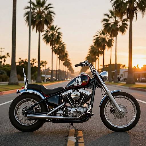 Vintage Mickey Mouse Chopper Cruise