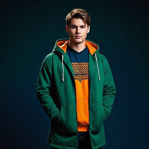 Handsome Young Man in Halloween Costume