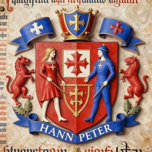 Maurer Family Crest Illuminated Manuscript