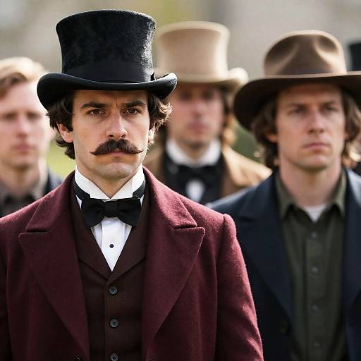 Men in 19th-Century Formal Attire