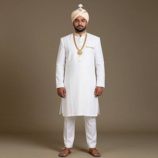 Indian Groom in Traditional Attire