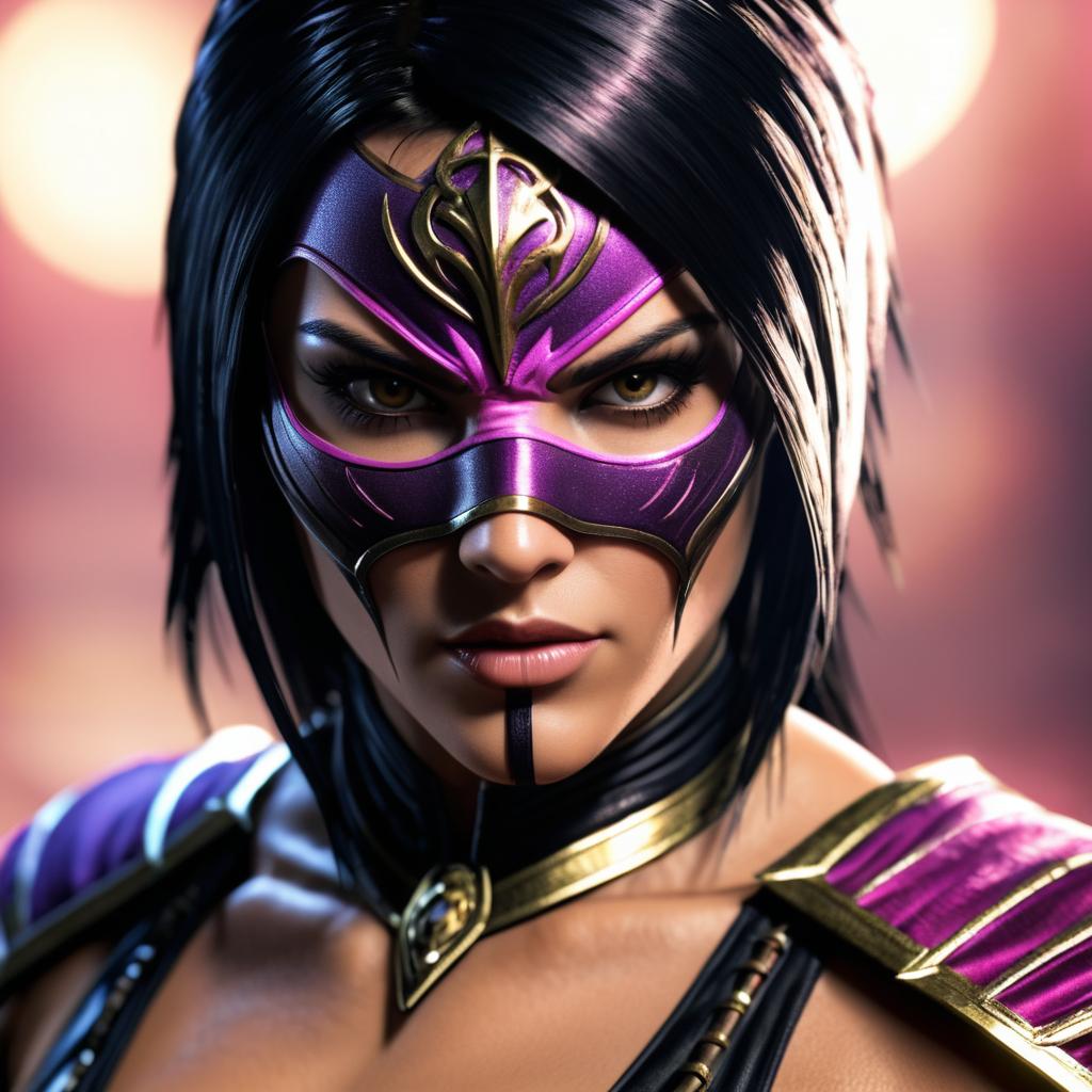 Photorealistic Mileena from Mortal Kombat