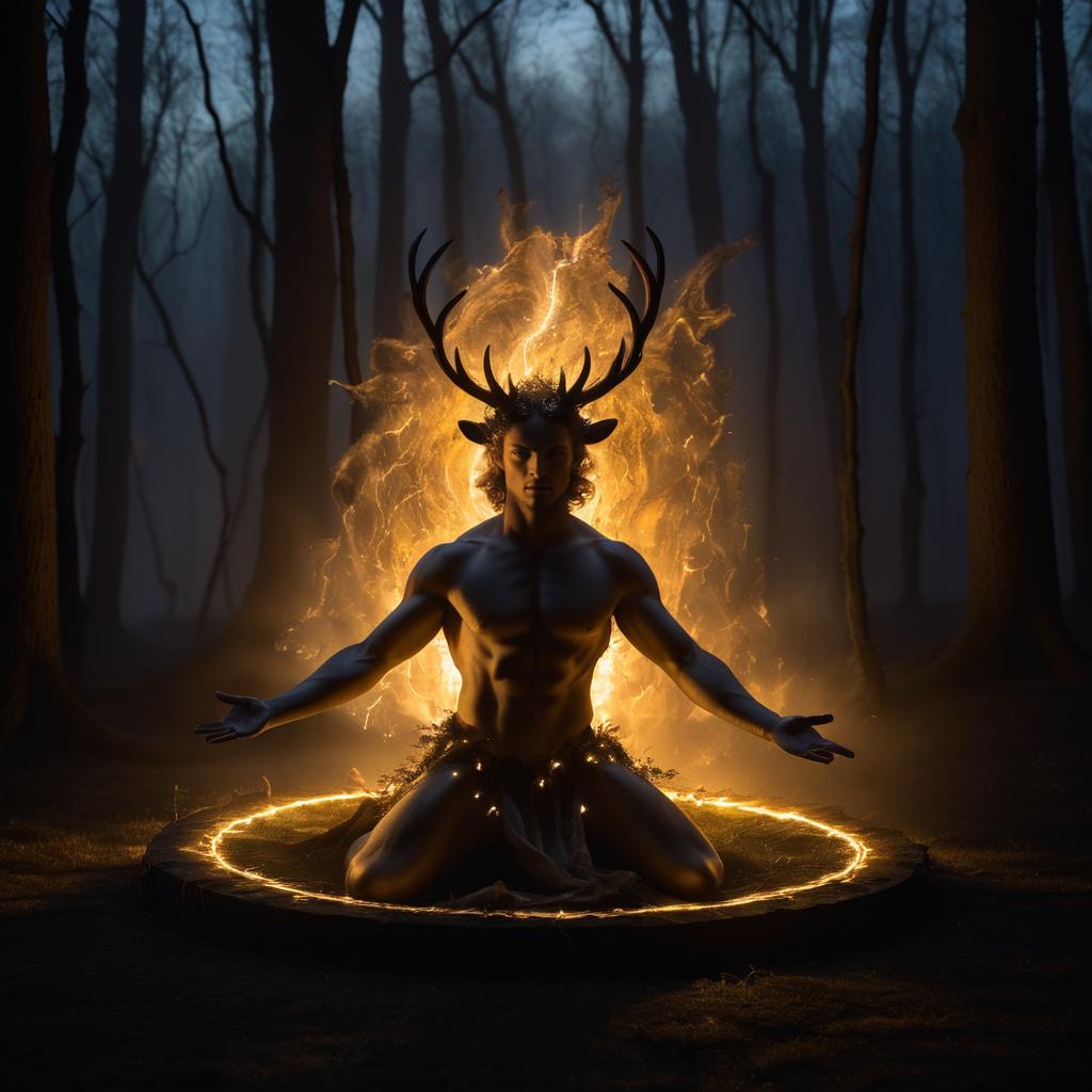 Faun's Transformation: Light from Darkness