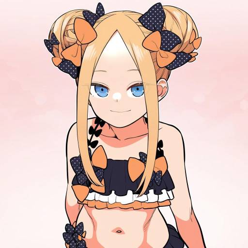 Illustration of Abigail williams (emerald float) (fate), fate/grand order in the style of Fuuzasa