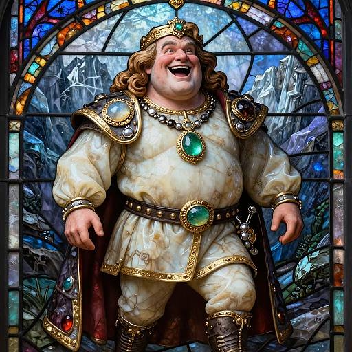 Ivory and Jade Captain Amulet