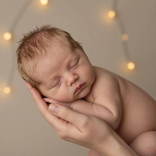 Dreamy Newborn Baby Photography Scene