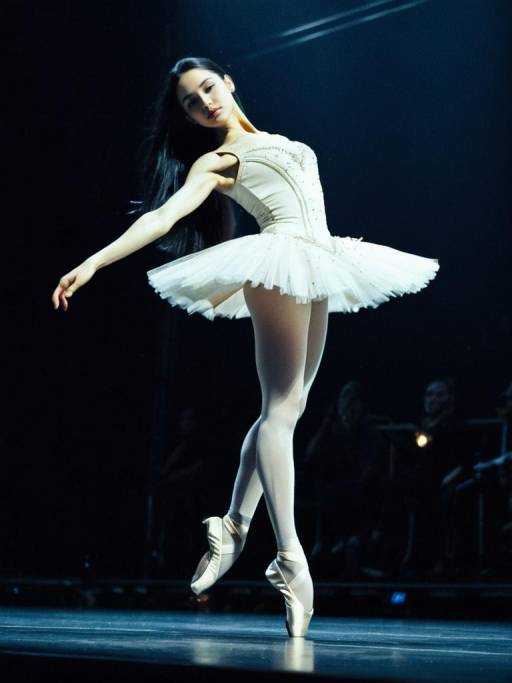 Graceful Ballet Dancer in Motion