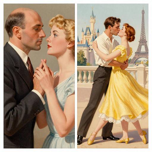Vintage Romance: A Captivating Dance Scene