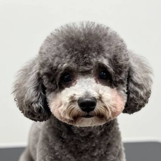 Close-Up of Poodle with Bad Haircut