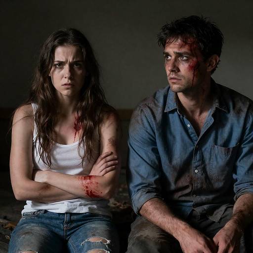 Injured Couple in Grim Room