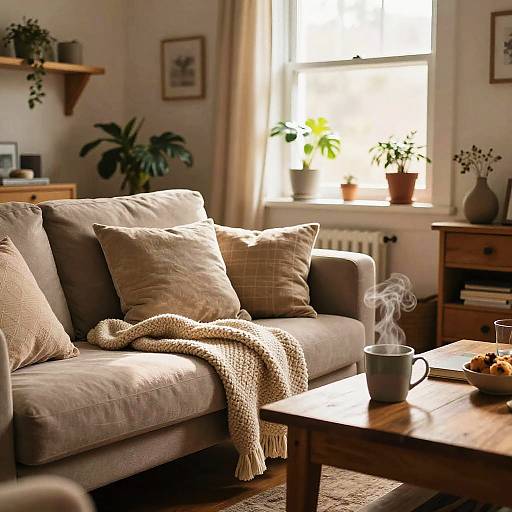 Cozy Rustic Living Room Ambiance