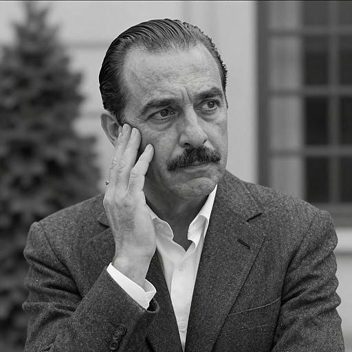 Elegant Black and White Portrait Photography