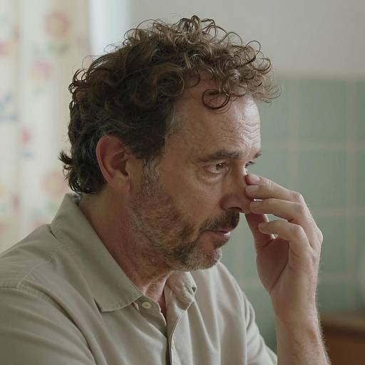 Contemplative Middle-Aged Man Portrait