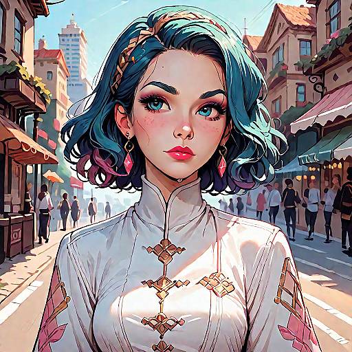 Agran Woman Urban Upper-Body Closeup