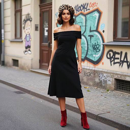 Chic Woman in Berlin Street Style