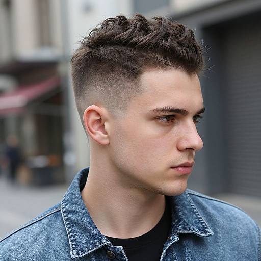 Disconnected Undercut Style in Urban Setting