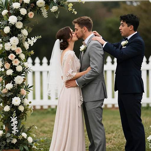 Charming Outdoor Wedding Moment Captured