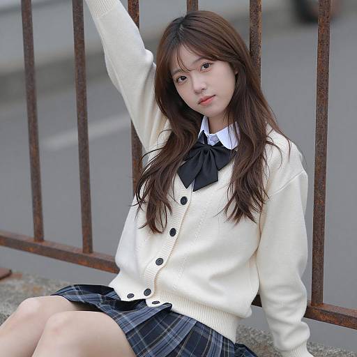 Soft Portrait of an Asian Woman