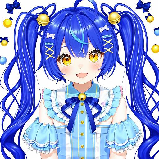 Illustration of Amamiya kokoro, nijisanji in the style of Aoki ume