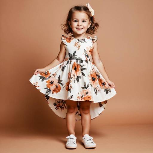 High Fashion Toddler in Floral Delight