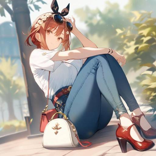 Stylish Girl in Atelier Ryza Outfit