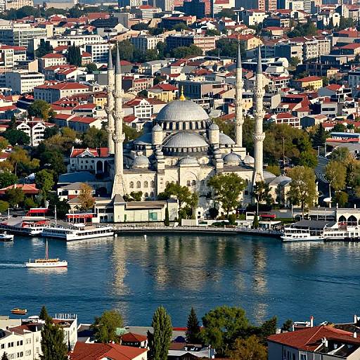 Floating Grand Mosque Over Canal City