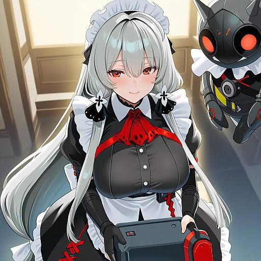 Illustration of Alexandrina sebastiane, zenless zone zero in the style of Akagi kurage