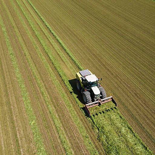 Aerial View of Silage Operation