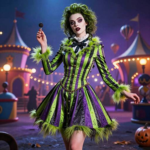 Boebert in Beetlejuice Gothic Style