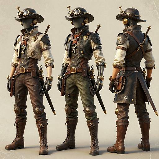 Steampunk Adventurer Character Sheet