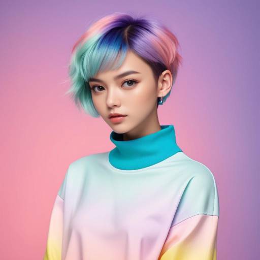 Vibrant Teen Fashion Shoot in Pastel