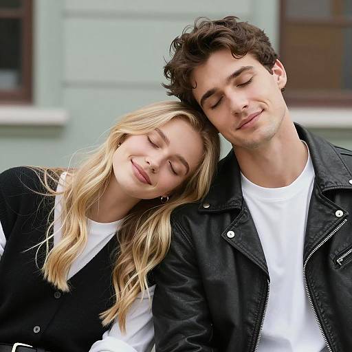 Casual Couple in a Relaxed Pose