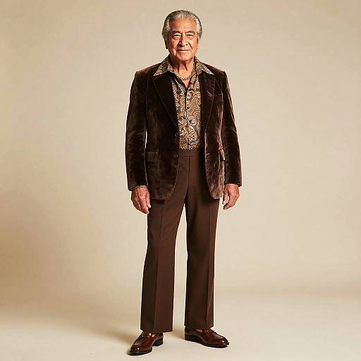 Classy Retro 70s Style Man