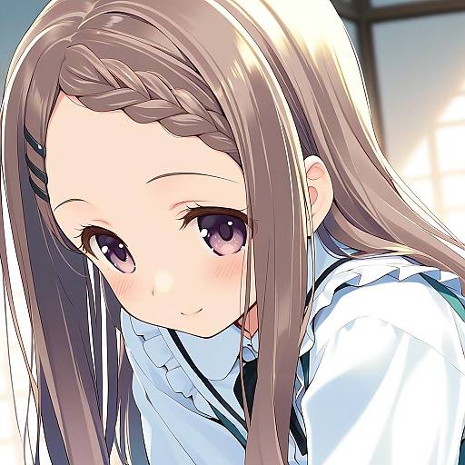 Illustration of Aoba kokona, yama no susume in the style of Arikawa satoru