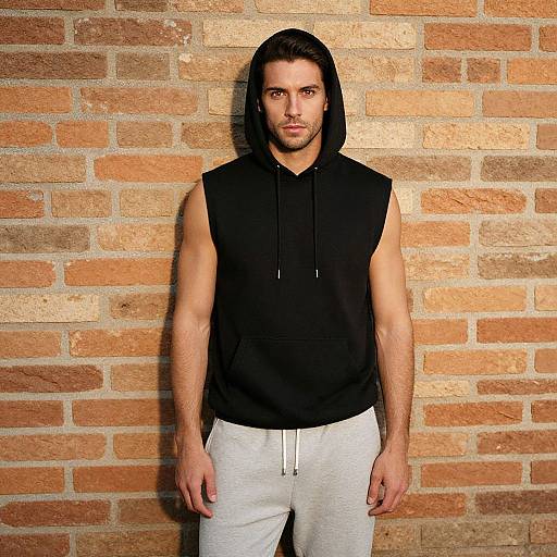 Casual Man in Rustic Golden Light