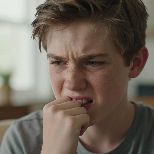 Annoyed Teenager Close-up Portrait