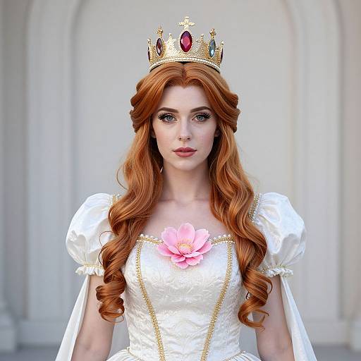 Queen Ravenna Cosplay with Floral Dress