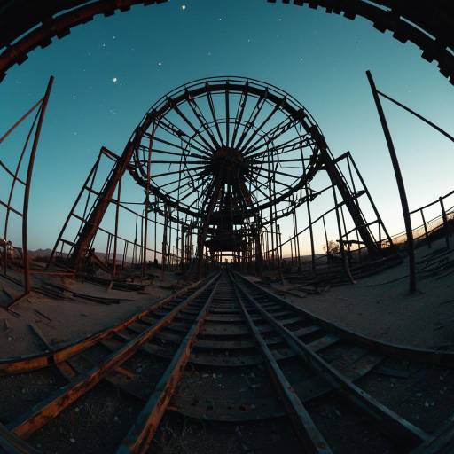 Haunting Dusk at an Abandoned Park Haunting Dusk at an Abandoned Park