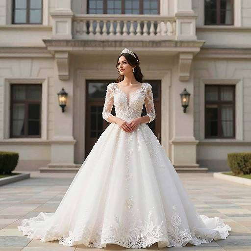 Elegant Bride by Classic Building