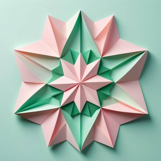 Elegant Minimalistic Paper Art Composition