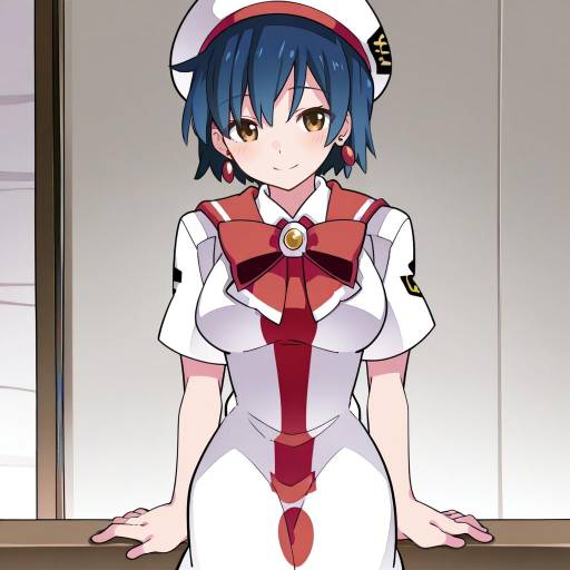 Illustration of Aika granzchesta, aria (manga) in the style of Hammer (sunset beach)