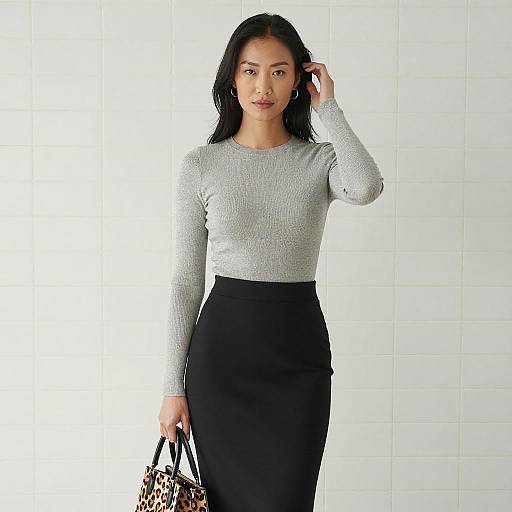 Confident Asian Woman Fashion Portrait