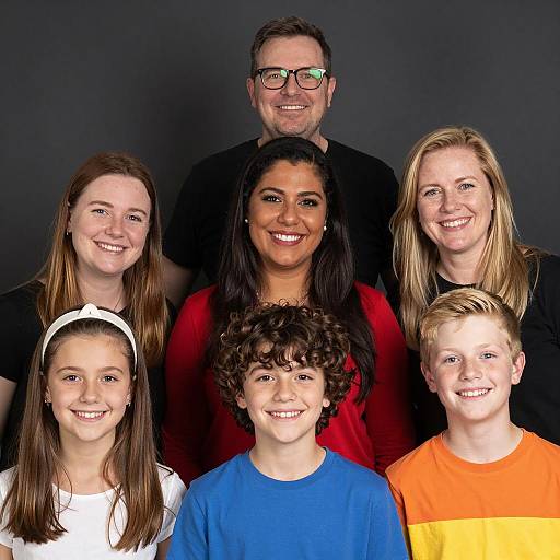Group of Friends Smiling Together