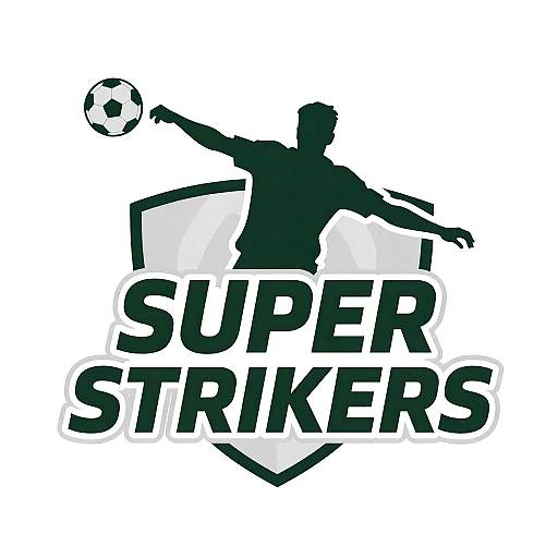 Minimalist Super Strikers Football Logo