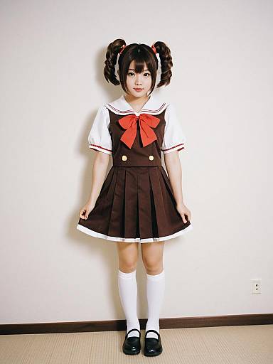 Cosplay photo of doujima nanako. Costume clothes